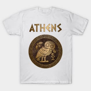 Athens Ancient Symbol of Athena Athenian Owl T-Shirt